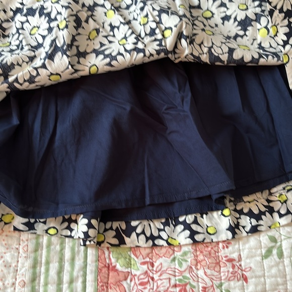 NWT CrewCuts Navy and White Daisy dress - Picture 5 of 7